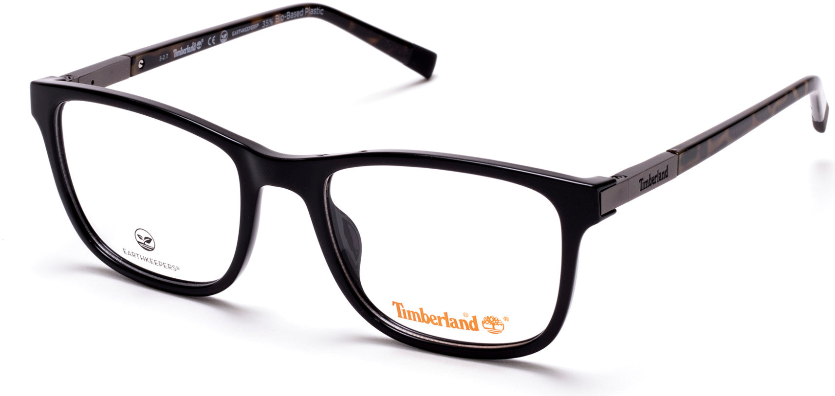 Timberland TB1603 Square Eyeglasses 001-001 - Shiny Black