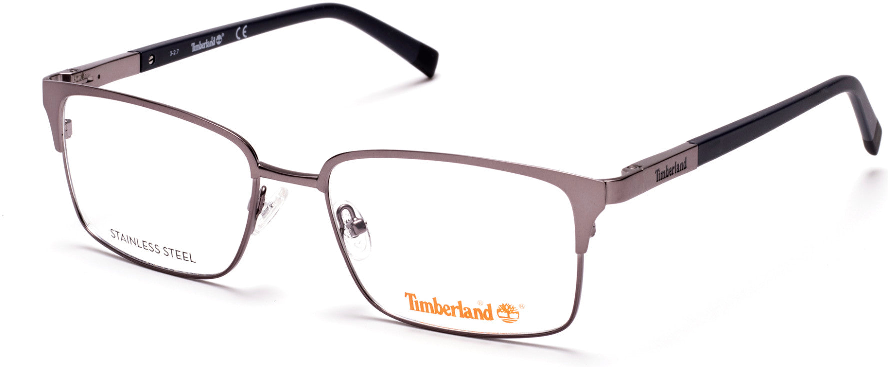 Timberland TB1604 Square Eyeglasses 009-009 - Matte Gunmetal
