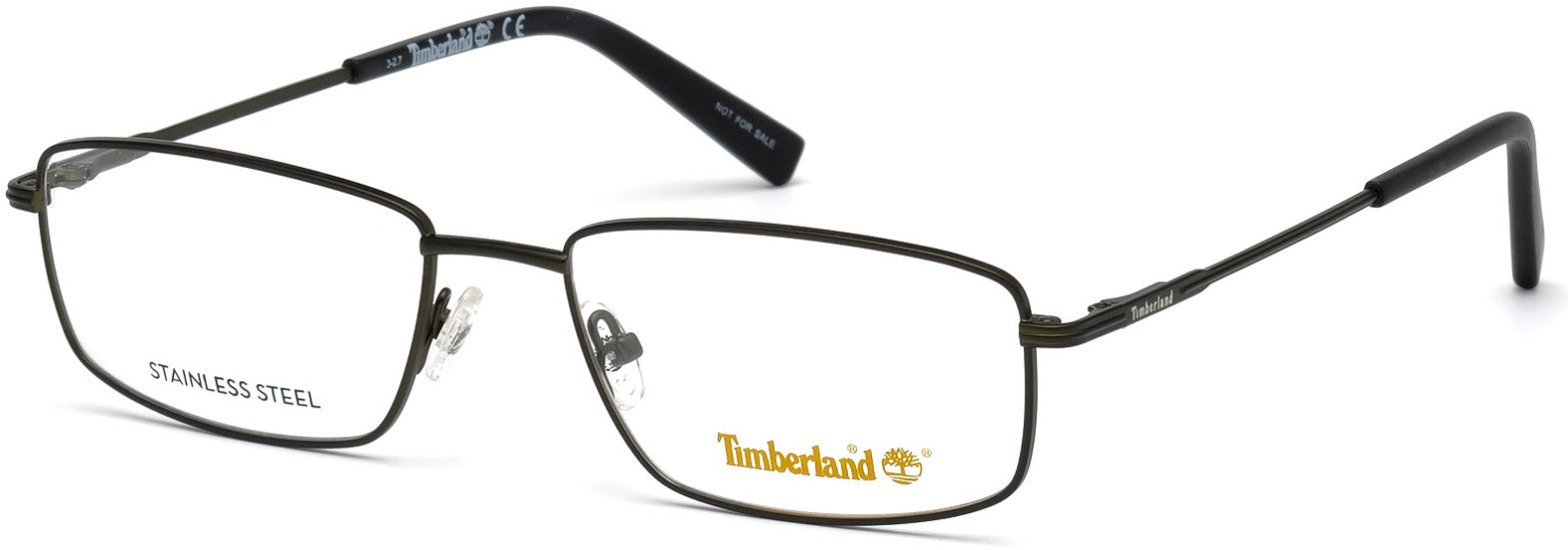 Timberland TB1607 Rectangular Eyeglasses 097-097 - Matte Dark Green
