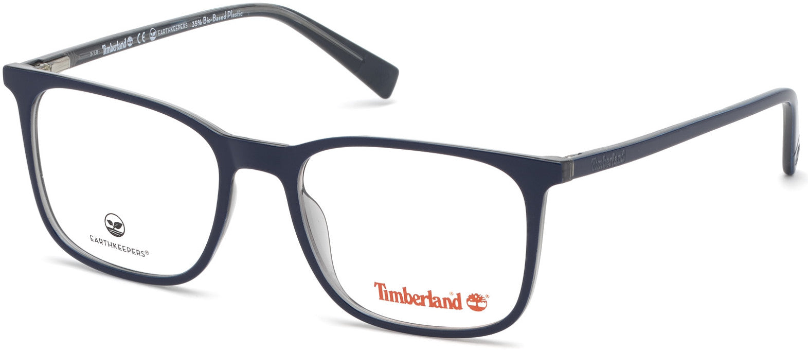 Timberland TB1608 Square Eyeglasses 090-090 - Shiny Blue