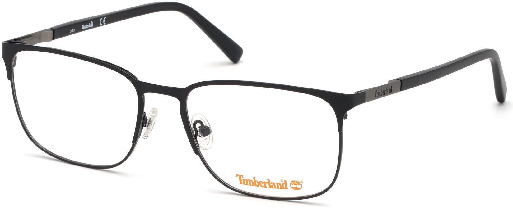 Timberland TB1620 Square Eyeglasses 002-002 - Matte Black