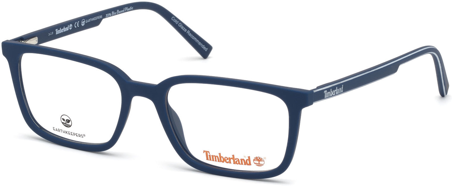 Timberland TB1621 Square Eyeglasses 091-091 - Matte Blue