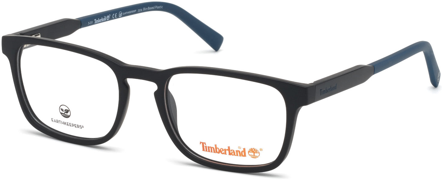 Timberland TB1624 Square Eyeglasses 002-002 - Matte Black
