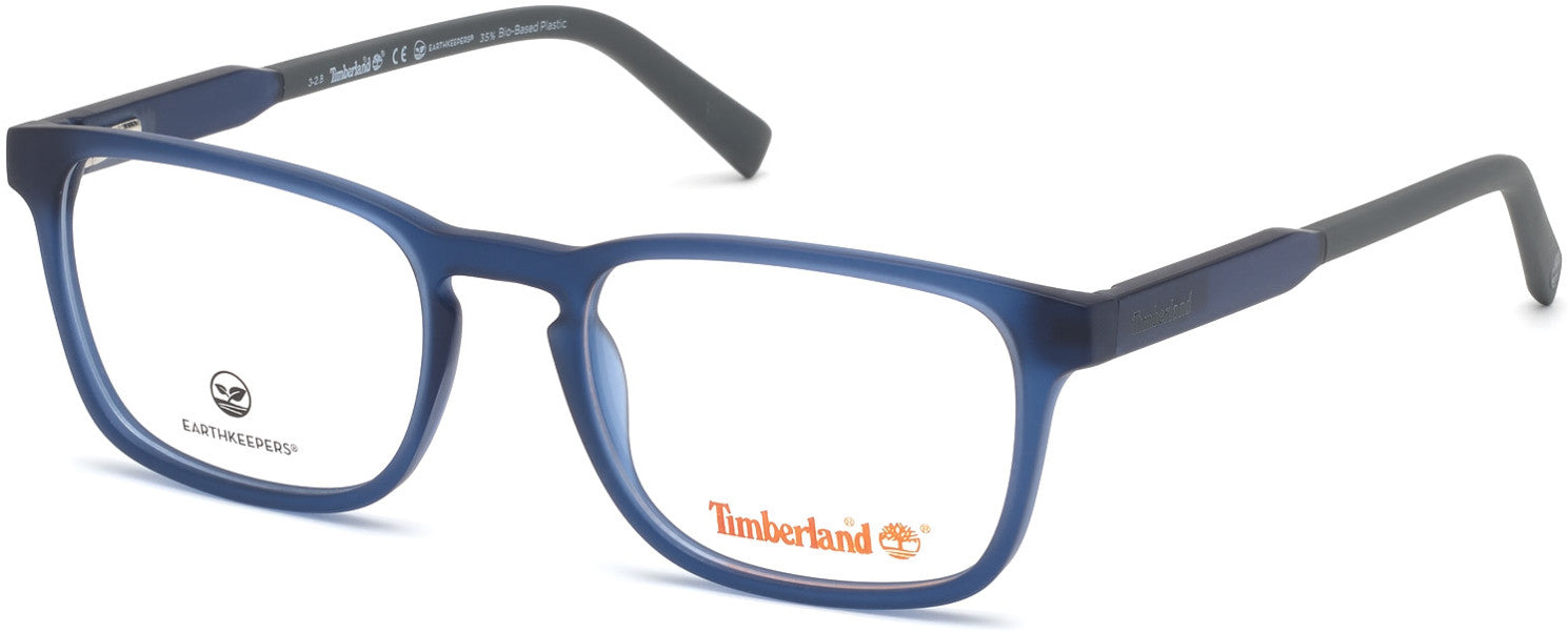 Timberland TB1624 Square Eyeglasses 091-091 - Matte Blue