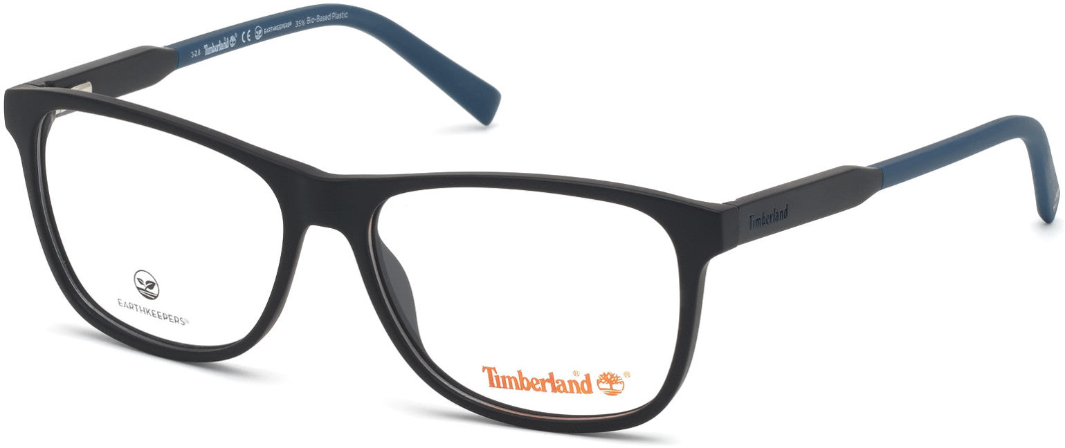 Timberland TB1625 Square Eyeglasses 002-002 - Matte Black