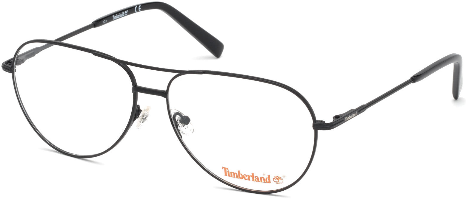 Timberland TB1630 Pilot Eyeglasses 002-002 - Matte Black