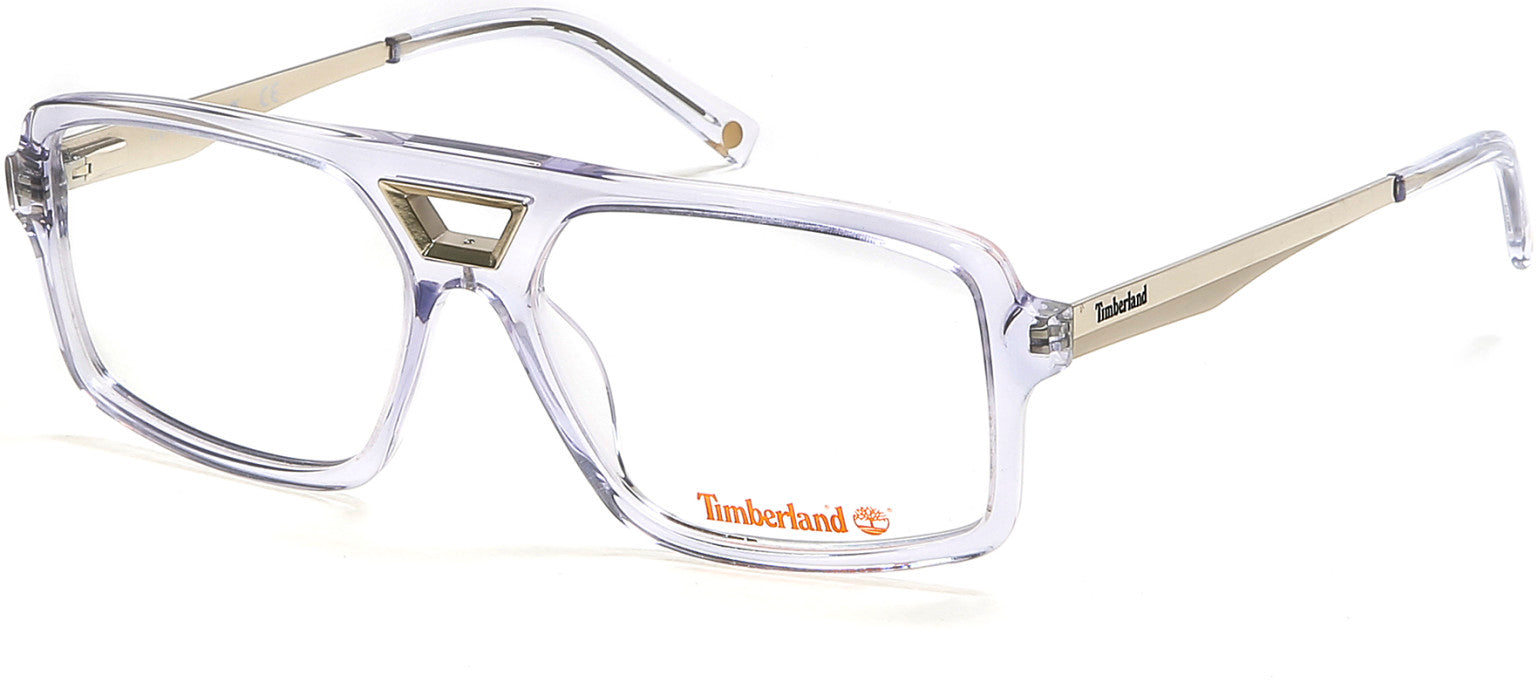 Timberland TB1644 Geometric Eyeglasses 026-026 - Crystal