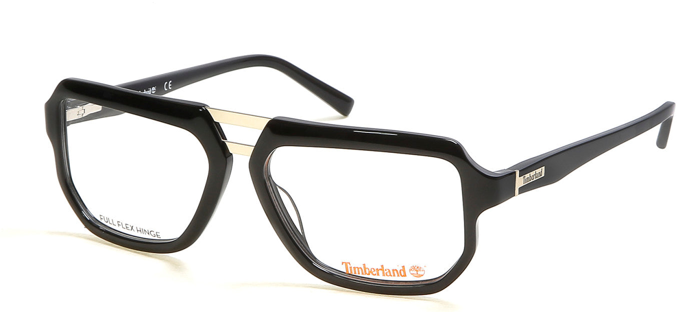 Timberland TB1646 Pilot Eyeglasses 001-001 - Shiny Black