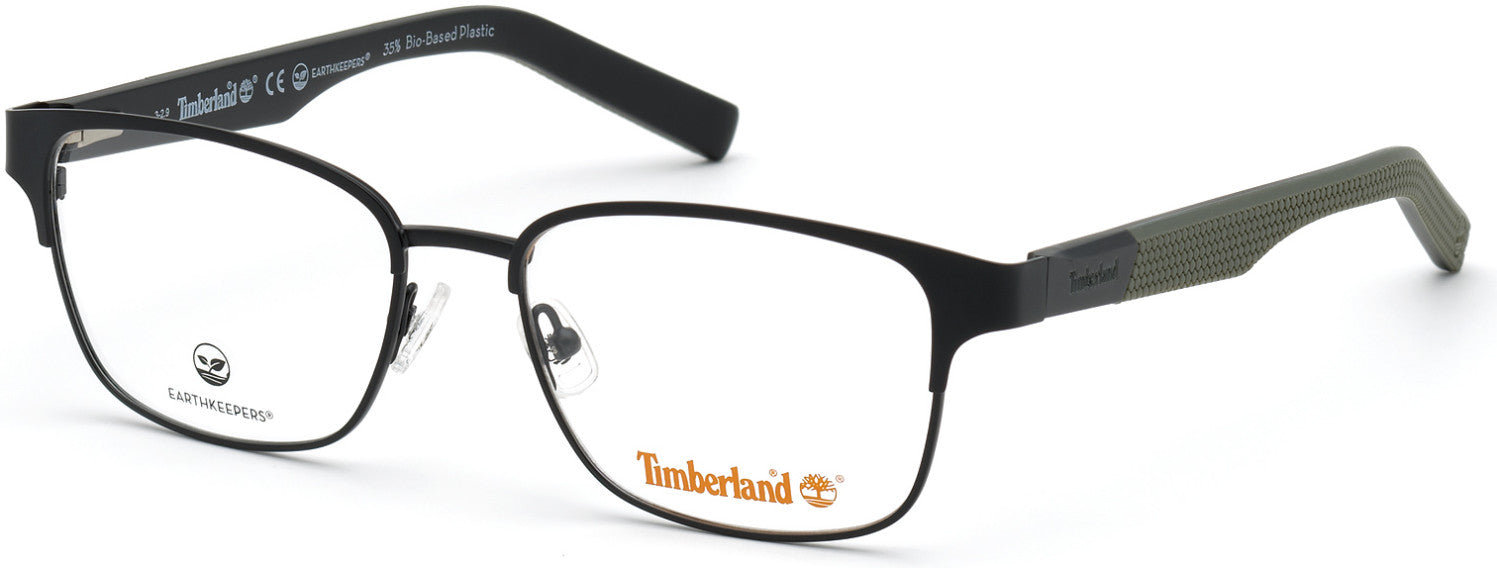 Timberland TB1665 Browline Eyeglasses 002-002 - Matte Black