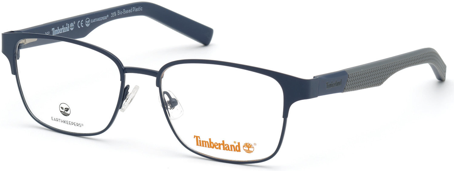 Timberland TB1665 Browline Eyeglasses 091-091 - Matte Blue