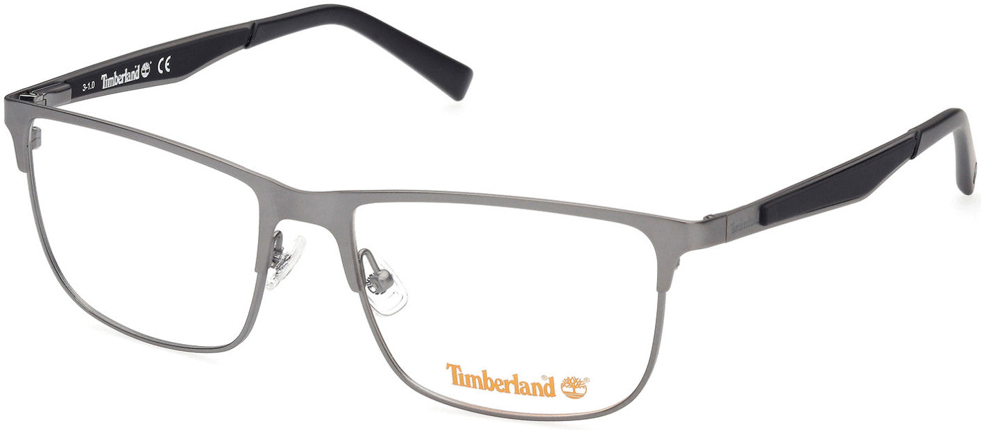 Timberland TB1710 Rectangular Eyeglasses 007-007 - Matte Dark Nickeltin