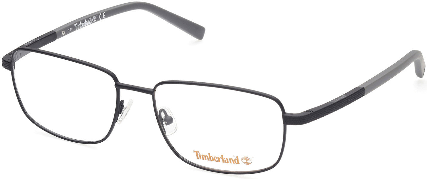 Timberland TB1726 Rectangular Eyeglasses 002-002 - Matte Black