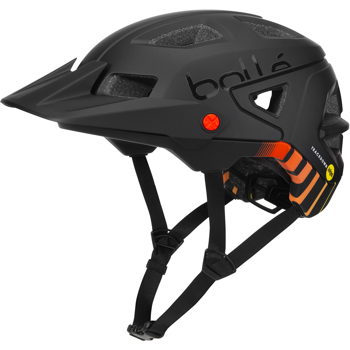 Bolle Trackdown Mips Cycling Helmet  Black Fire Matte Small S 52-55