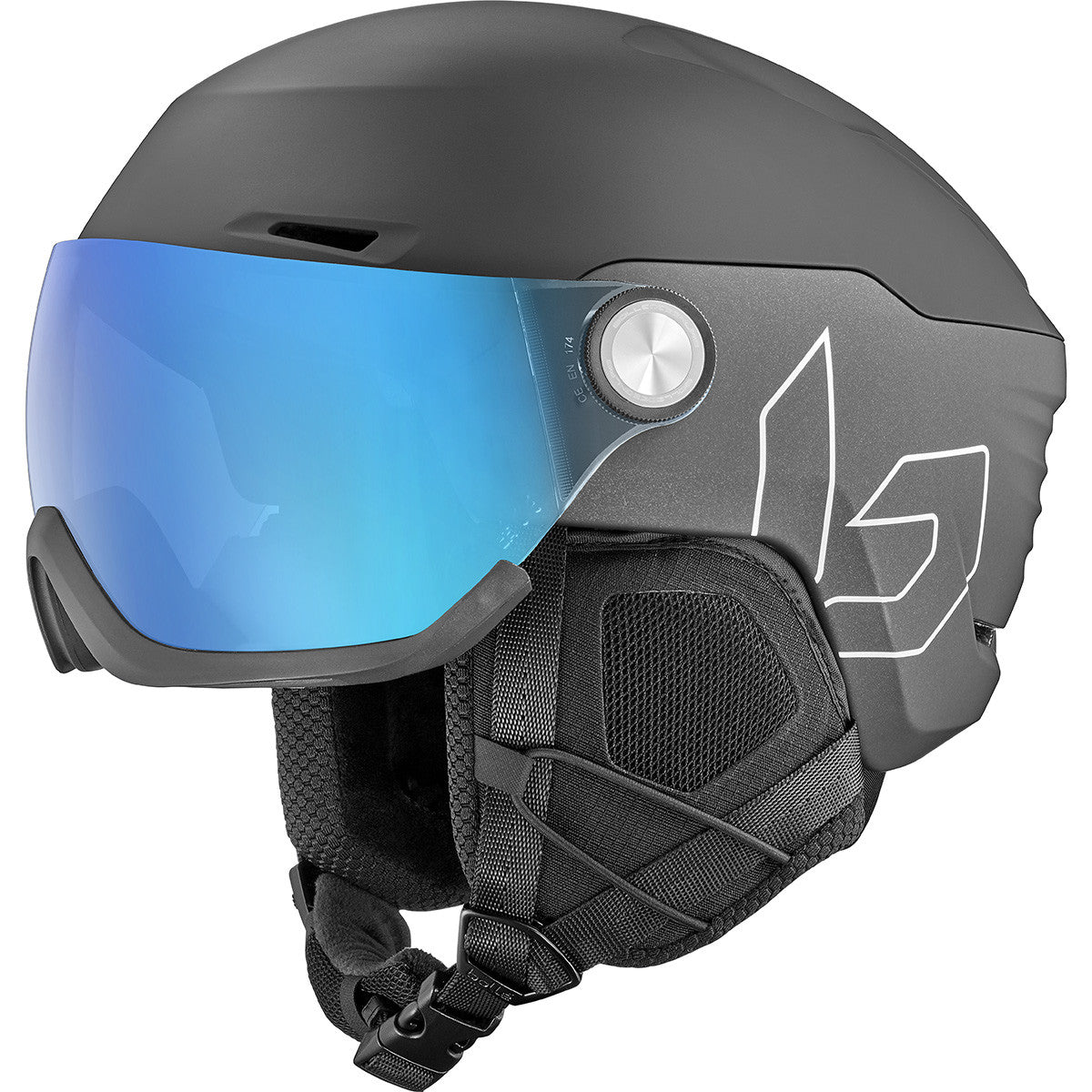 Bolle V-Ryft Pure Snow Helmet  Black Coal Matte Small S 52-55