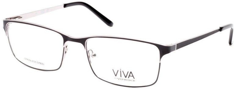Viva VV4032 Geometric Eyeglasses 005-005 - Black
