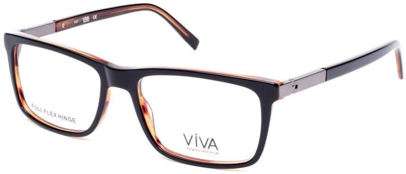 Viva VV4033 Geometric Eyeglasses 005-005 - Black