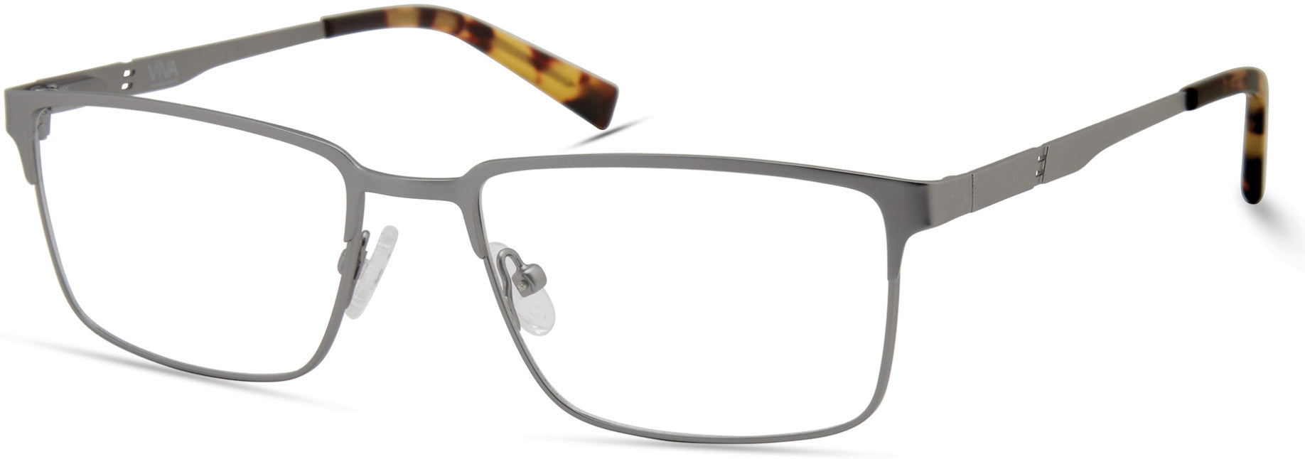 Viva VV4040 Rectangular Eyeglasses 009-009 - Matte Gunmetal