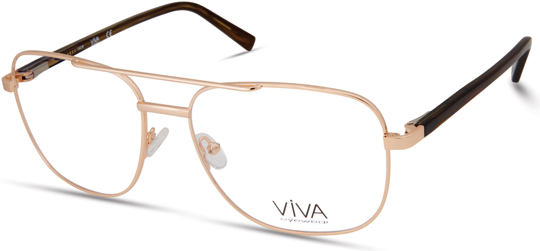 Viva VV4042 Navigator Eyeglasses 032-032 - Pale Gold