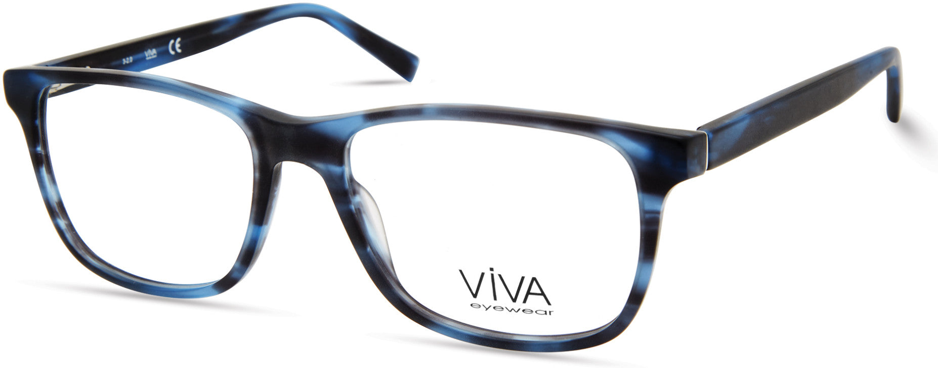 Viva VV4046 Rectangular Eyeglasses 092-092 - Blue