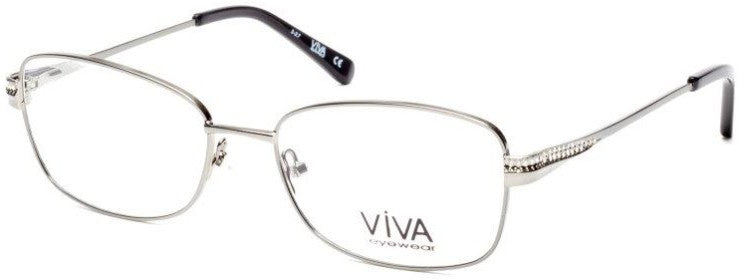 Viva VV4511 Butterfly Eyeglasses 008-008 - Shiny Gunmetal