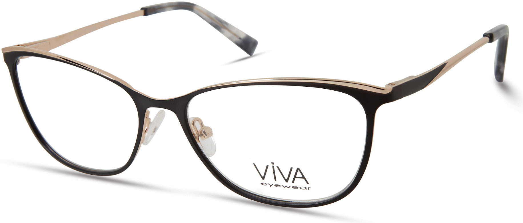 Viva VV4521 Rectangular Eyeglasses 002-002 - Matte Black