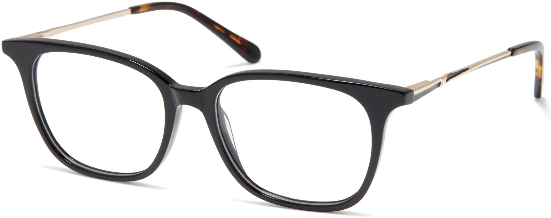 Viva VV4522 Square Eyeglasses 001-001 - Shiny Black
