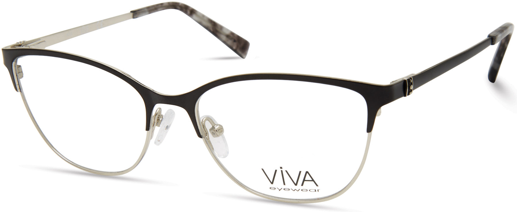 Viva VV4524 Square Eyeglasses 002-002 - Matte Black