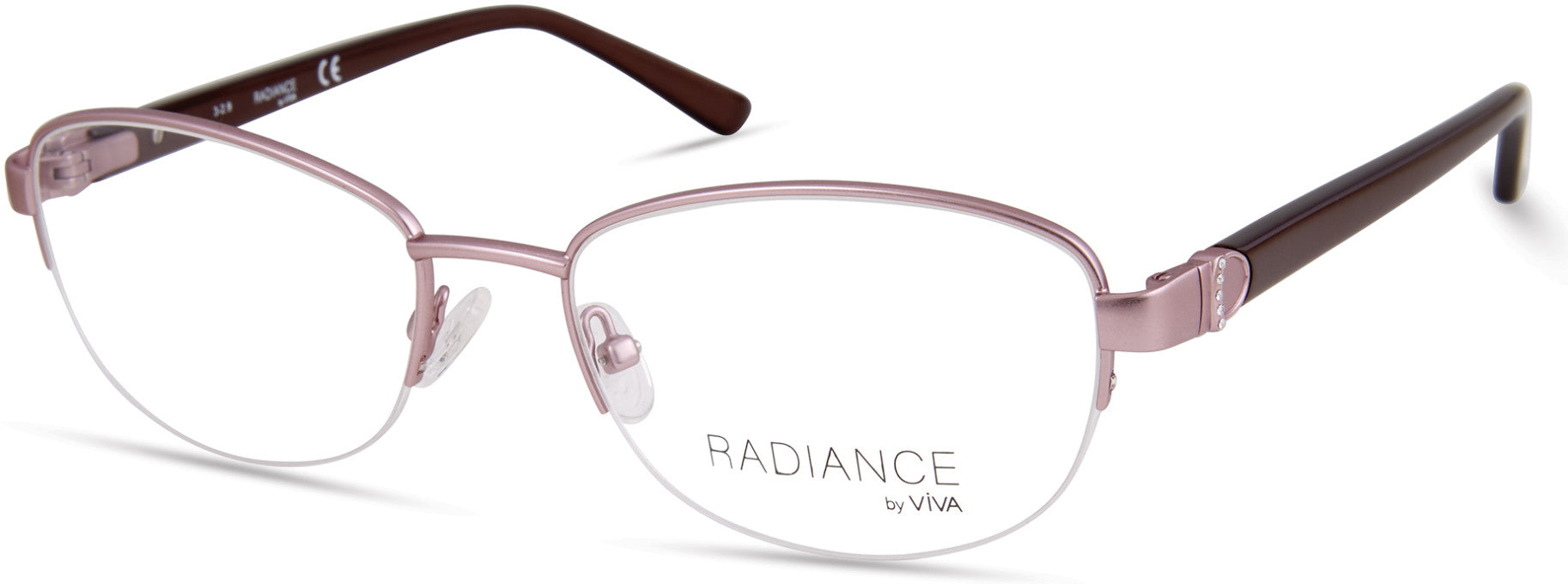 Viva VV8006 Oval Eyeglasses 073-073 - Matte Pink