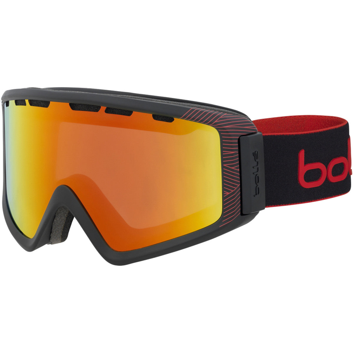 Bolle Z5 Otg Goggles  Black Red Matte One Size