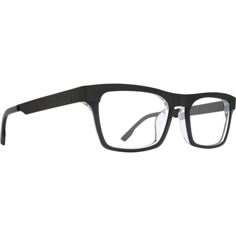 Spy Zade 54 Eyeglasses  Black Clear Matte Medium S 54-56