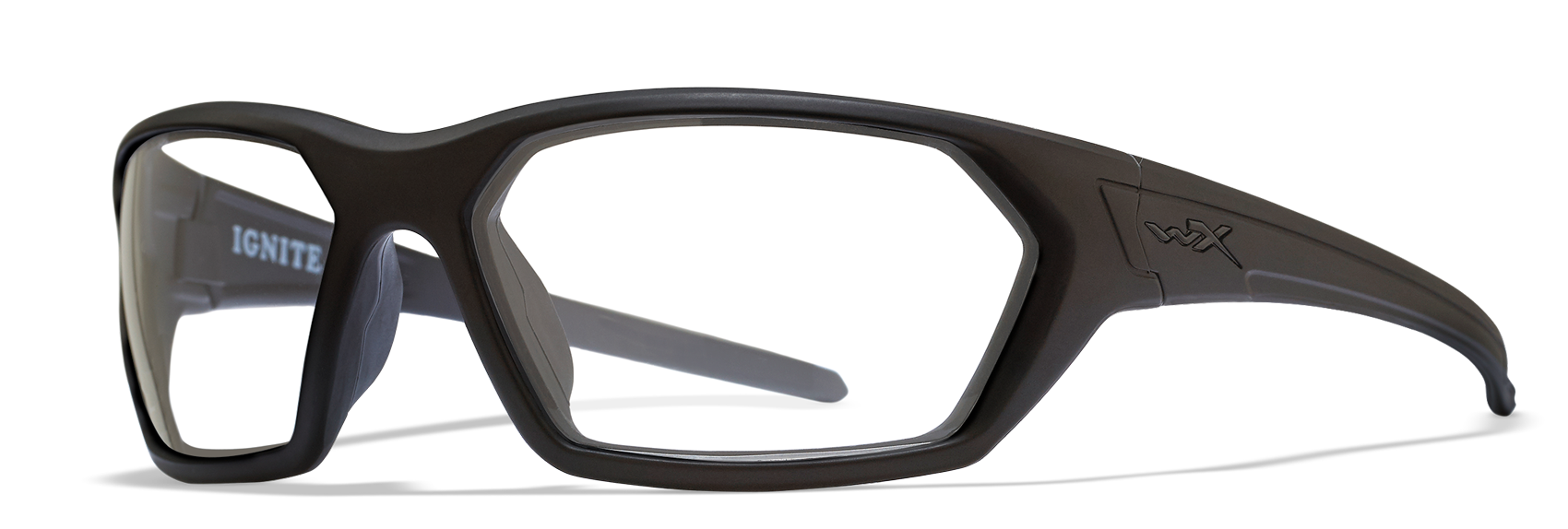 Wiley X WX IGNITE Oval Sunglasses  Matte Black 65-18-125