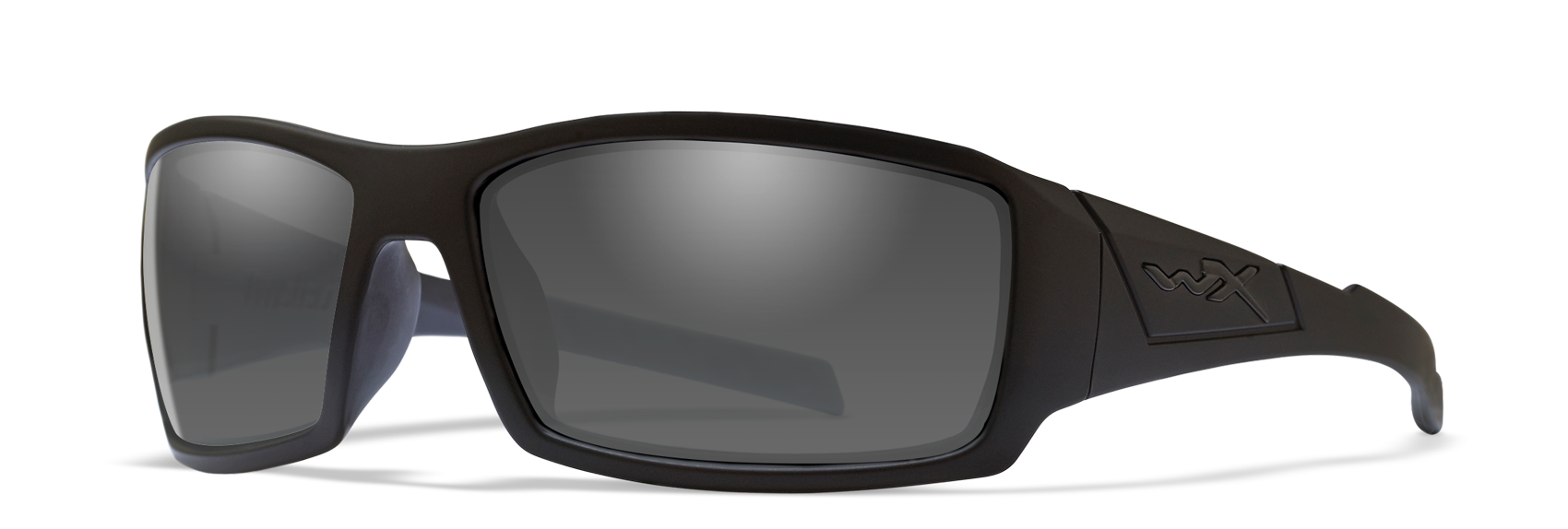 Wiley X WX TWISTED Oval Sunglasses  Matte Black 67-17-125