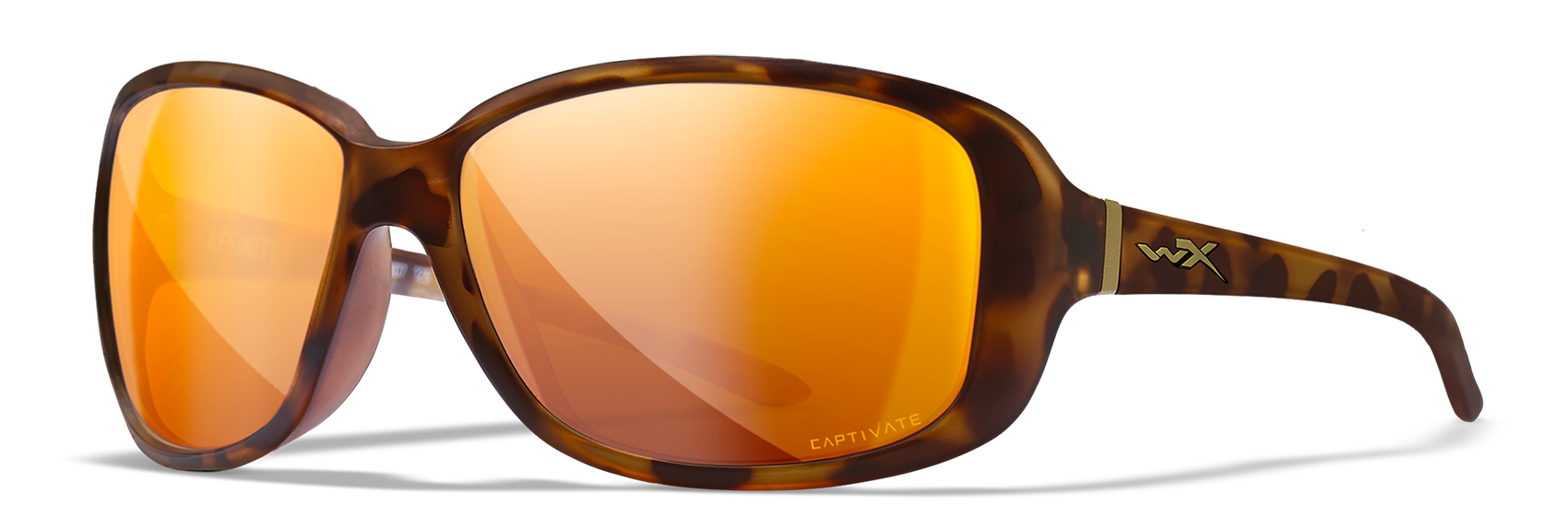 Wiley X WX AFFINITY Oval Sunglasses  Matte Demi 61-14-125