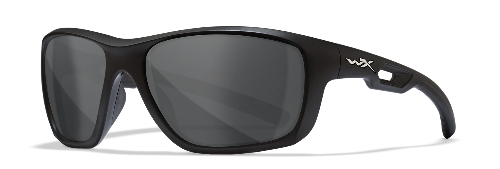 Wiley X WX ASPECT Oval Sunglasses  Matte Black 60-18-130