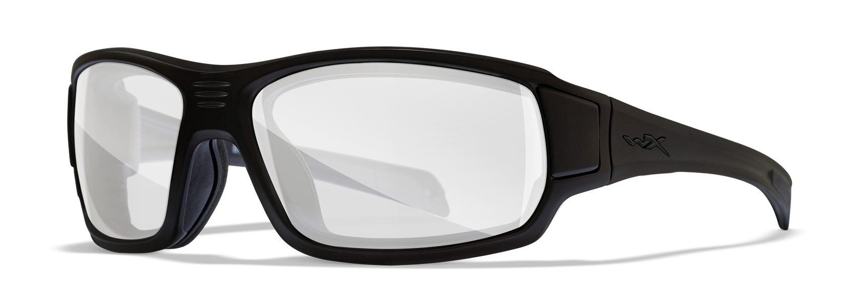 Wiley X WX BREACH Oval Sunglasses  Matte Black 63-15-115