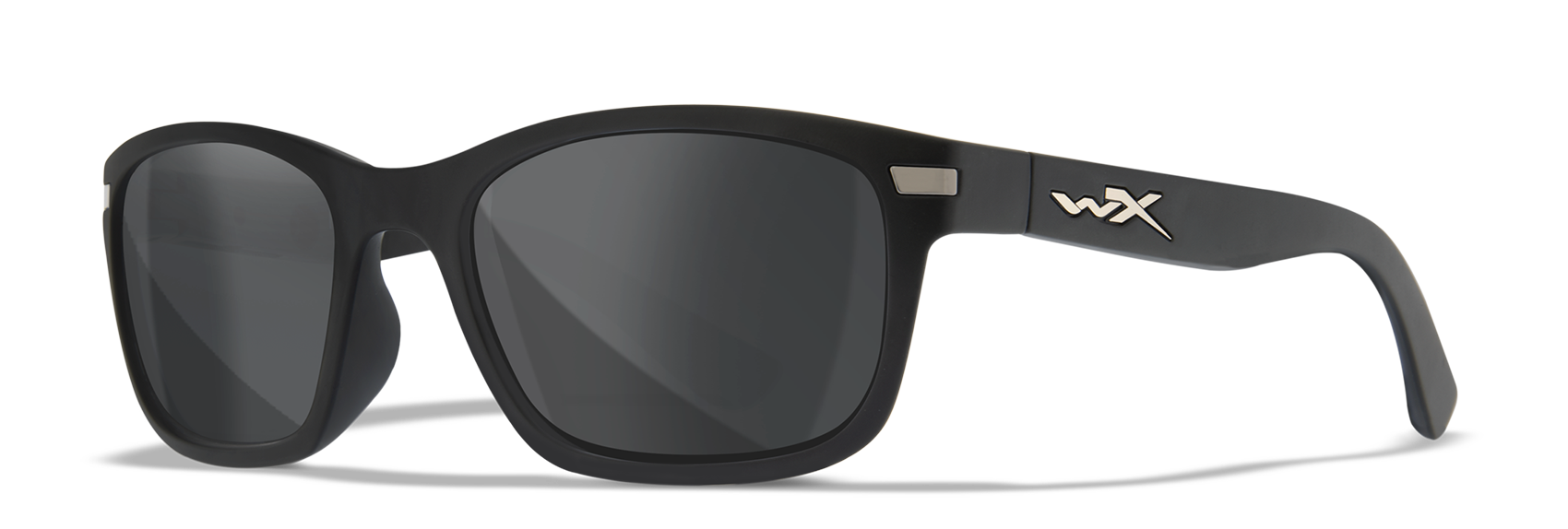 Wiley X WX HELIX Oval Sunglasses  Matte Black 54-19-125