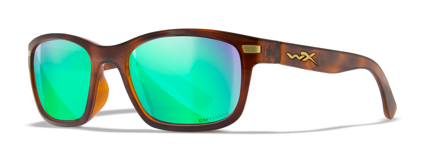 Wiley X WX HELIX Oval Sunglasses  Gloss Demi 54-19-125