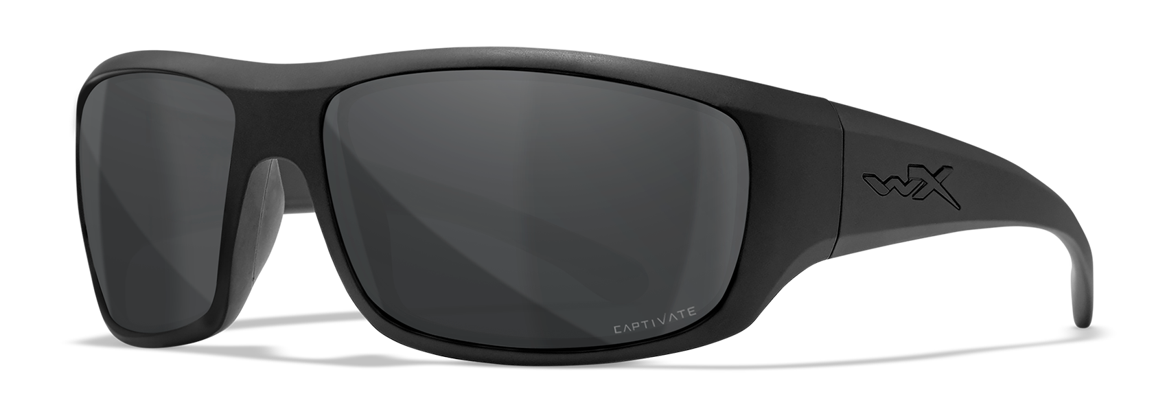 Wiley X WX OMEGA Oval Sunglasses  Matte Black 66-17-125