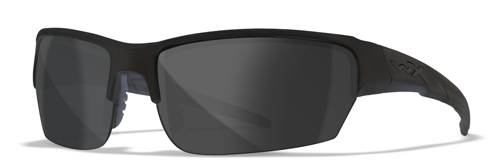 Wiley X WX SAINT Semi Rimless Sunglasses  Matte Black 69-14-130