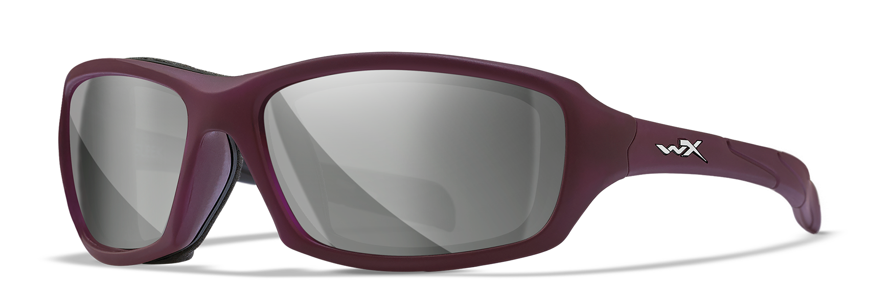 Wiley X WX SLEEK Oval Sunglasses  Matte Violet 60-14-121