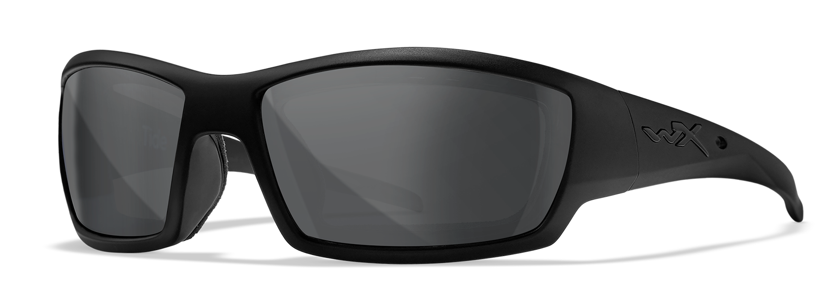 Wiley X WX TIDE Oval Sunglasses  Matte Black 67-18-125