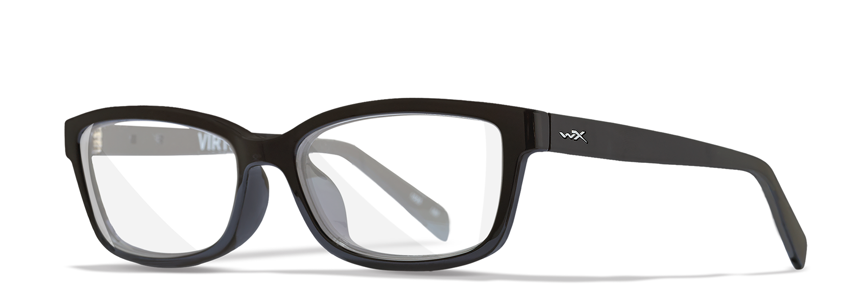 Wiley X WX VIRTUE Full Rim Eyeglasses  Gloss Black 53-16-140