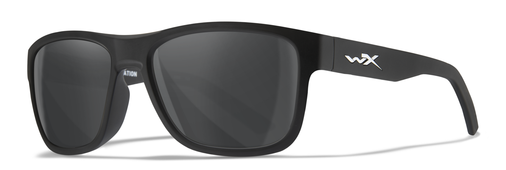 Wiley X WX OVATION Oval Sunglasses  Matte Black 56-18-140