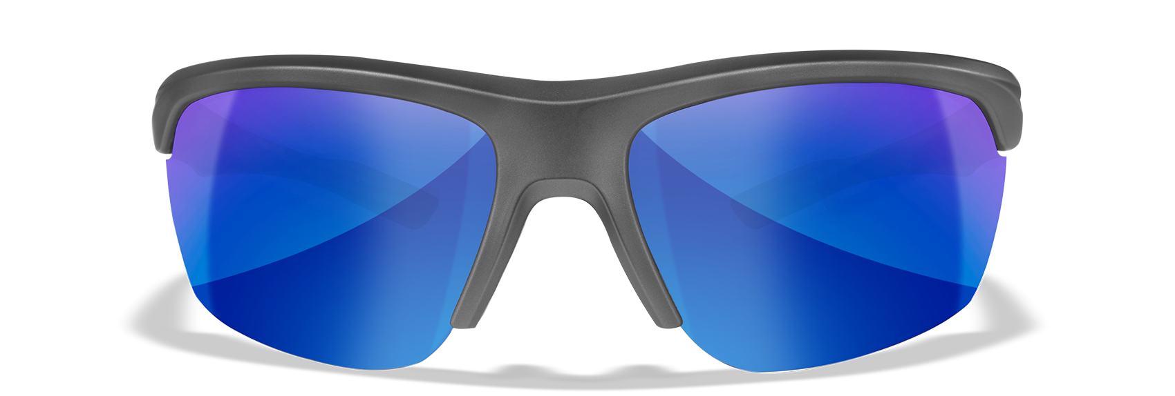 Wiley X YF SWIFT Semi Rimless Sunglasses  Graphite 66-14-120
